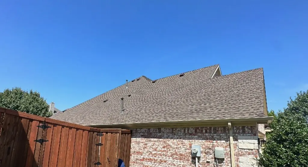 Completed roof replacement project in Somerton
